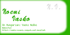 noemi vasko business card